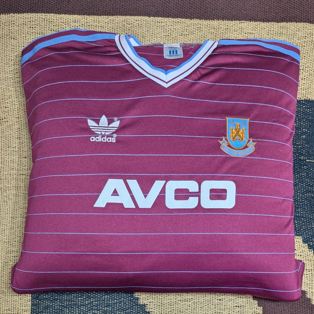West Ham Football Shirt 1995-86 Home Reissue
