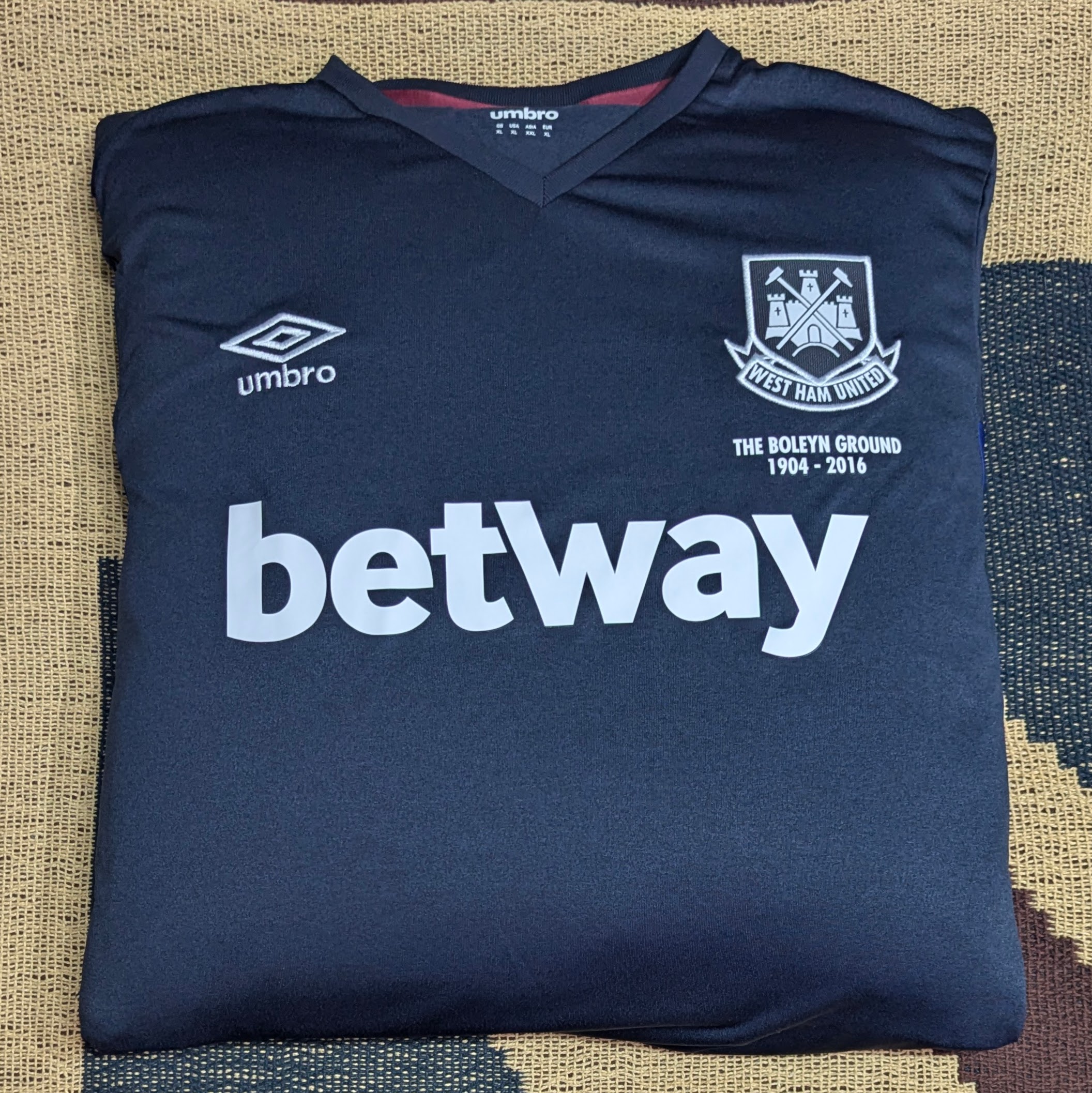 West Ham Football Shirt 2015-16 Third