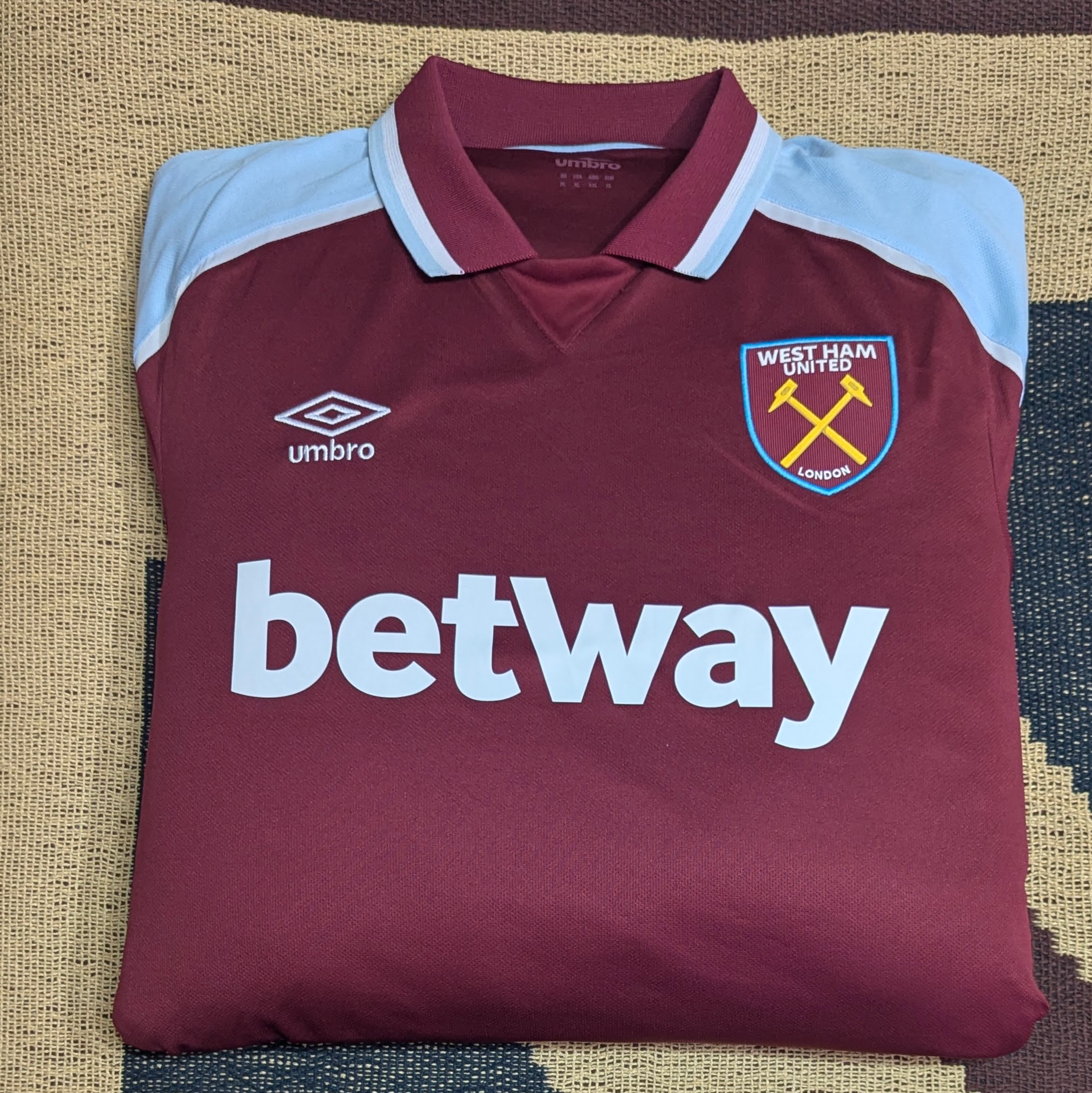 West Ham Football Shirt 2021-22 Home