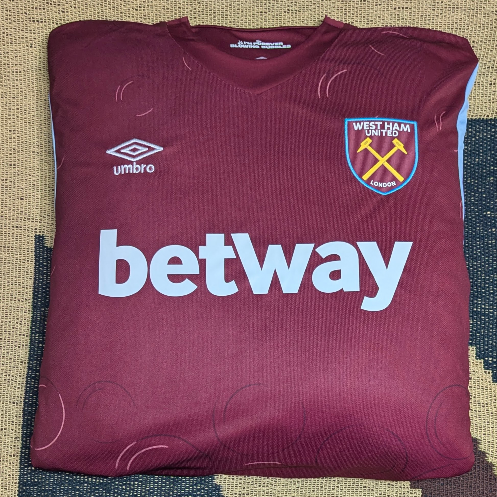 West Ham Football Shirt 2023-24 Home