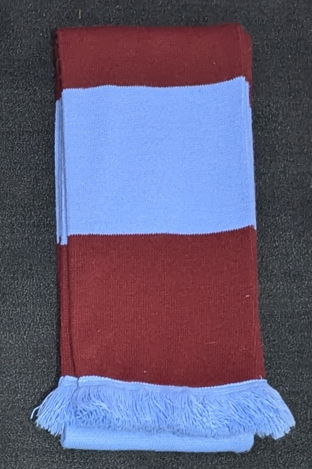 Claret and Blue Scarf